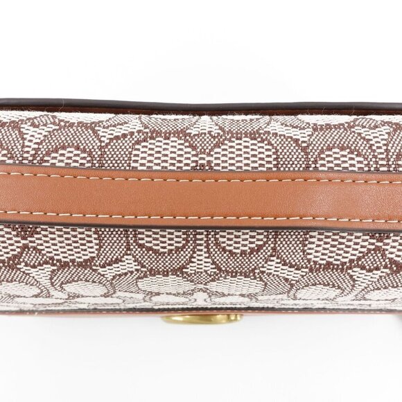 Coach Bandit Signature Shoulder Bag Brown OS - Picture 9 of 14